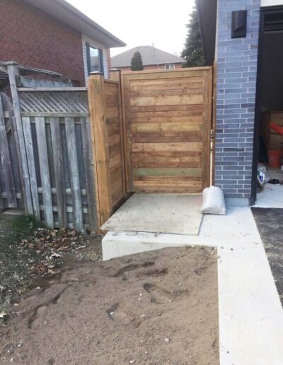 Ferrari Fences Wood Gate