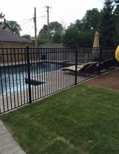 Ferrari Fences Metal Fence by Pool