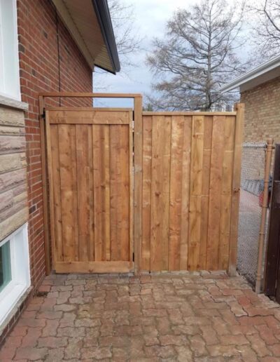 Ferrari Fences Wood Side Gate