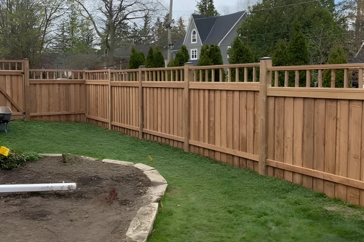 new wooden privacy fence new wooden privacy fence